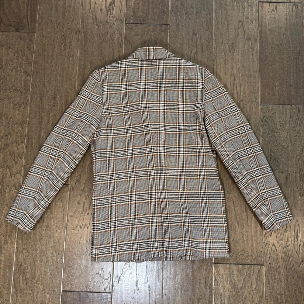 Urban Outfitters Double-Breasted Plaid Blazer - Picture 2 of 15